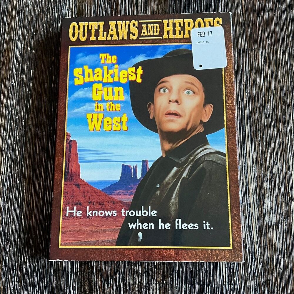 The Shakiest Gun in the West DVD (1968) Don Knotts Classic Western Comedy Movie